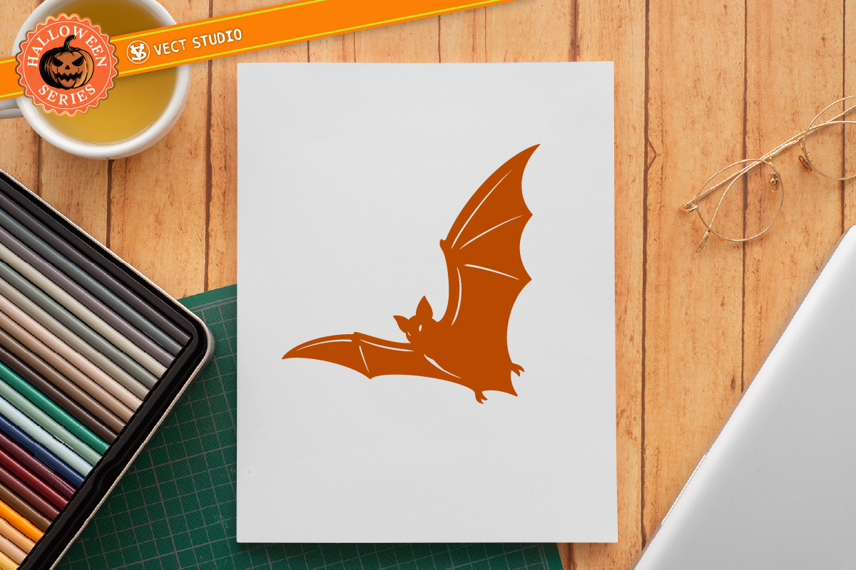 17 Bat Halloween Stamp Brushes, a Brush Add-On by vectstudio (Photo 6 of 10)