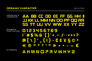 Organix - Modern Futuristic, a Sans Serif Font by Masyafi Studio (Thumbnail 5 of 8)