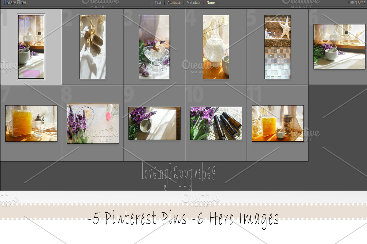Oils and Honey Pinterest Pack, a Social Media Template by lovemyHappyVibes (Photo 6 of 6)