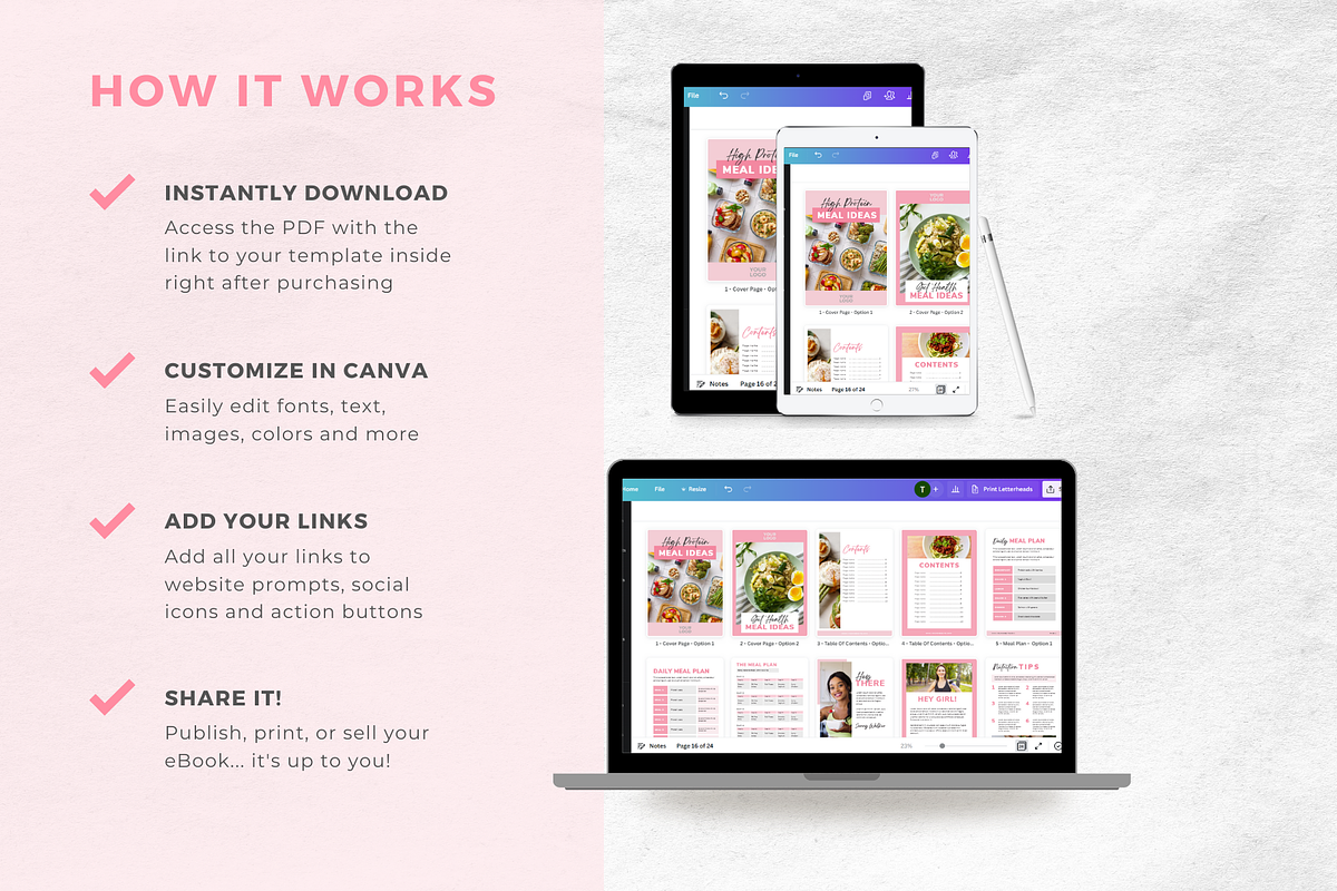 Nutrition Fitness Meal Plan eBook, a Marketing Template by Motion Studio (Photo 9 of 9)