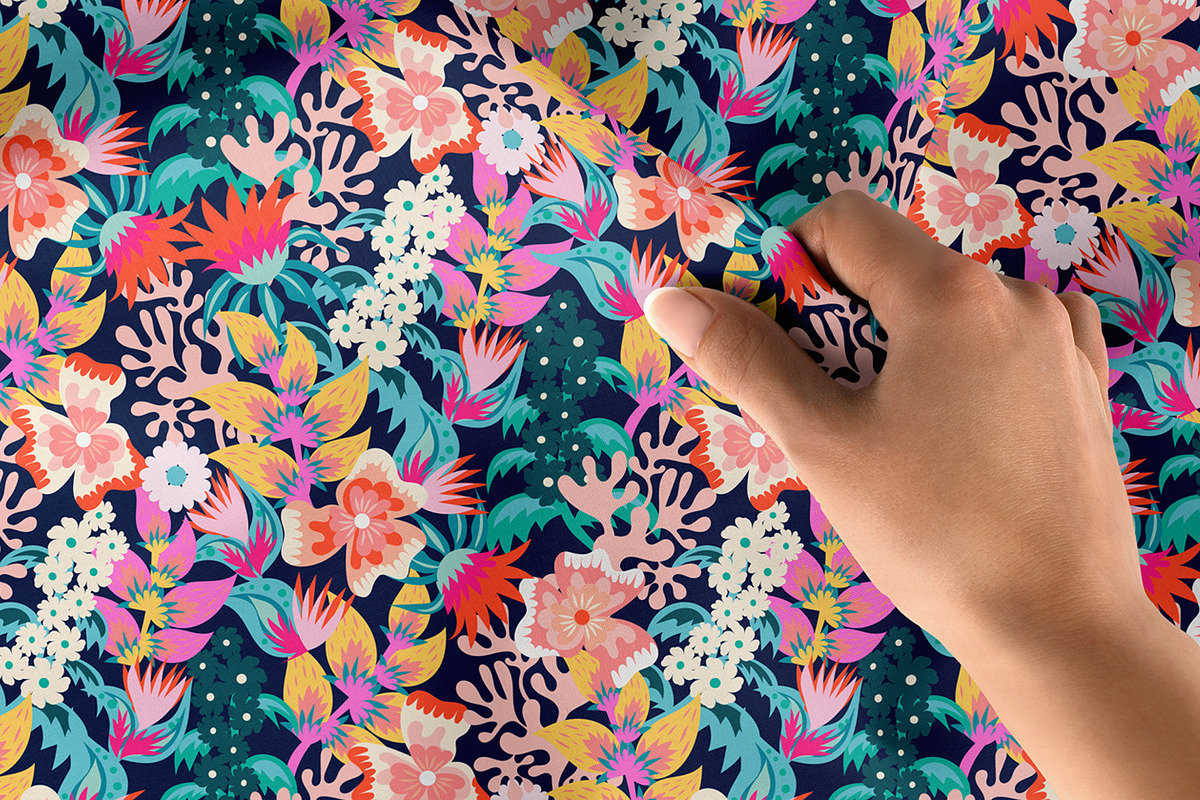 Crazy Colors Flowers, a Decorative Illustration by Bloomart Studio (Photo 7 of 8)