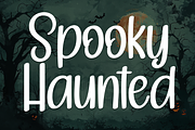 Spooky Hunted | Script Font, a Script Font by Scratchones (Thumbnail 1 of 8)
