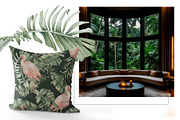 Tropical leaves and birds watercolor, an Illustration by Kate Lanbina (Thumbnail 17 of 19)
