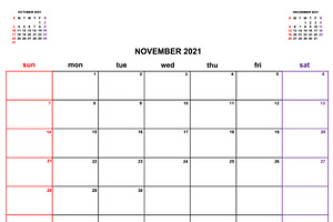 Calendar Planner 2021