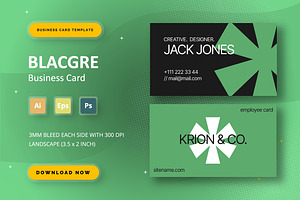 Blacgre - Business Card