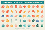 100 Abstract Sea Life Shapes, an Object Graphic by Brian Ritter Design (Thumbnail 5 of 6)