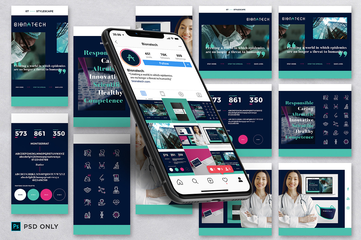 Stylescape / Moodboard Template 07, a Product Mockup by Andre28 (Photo 4 of 6)