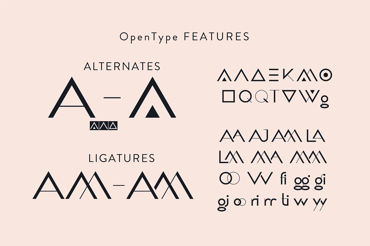 Geonica - Geometric Sans Serif Font, a Sans Serif Font by Struvictory.art (Photo 6 of 9)