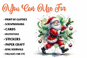 Watercolor Santa Claus Collection, a Seasonal Illustration by CreationArt (Thumbnail 5 of 7)