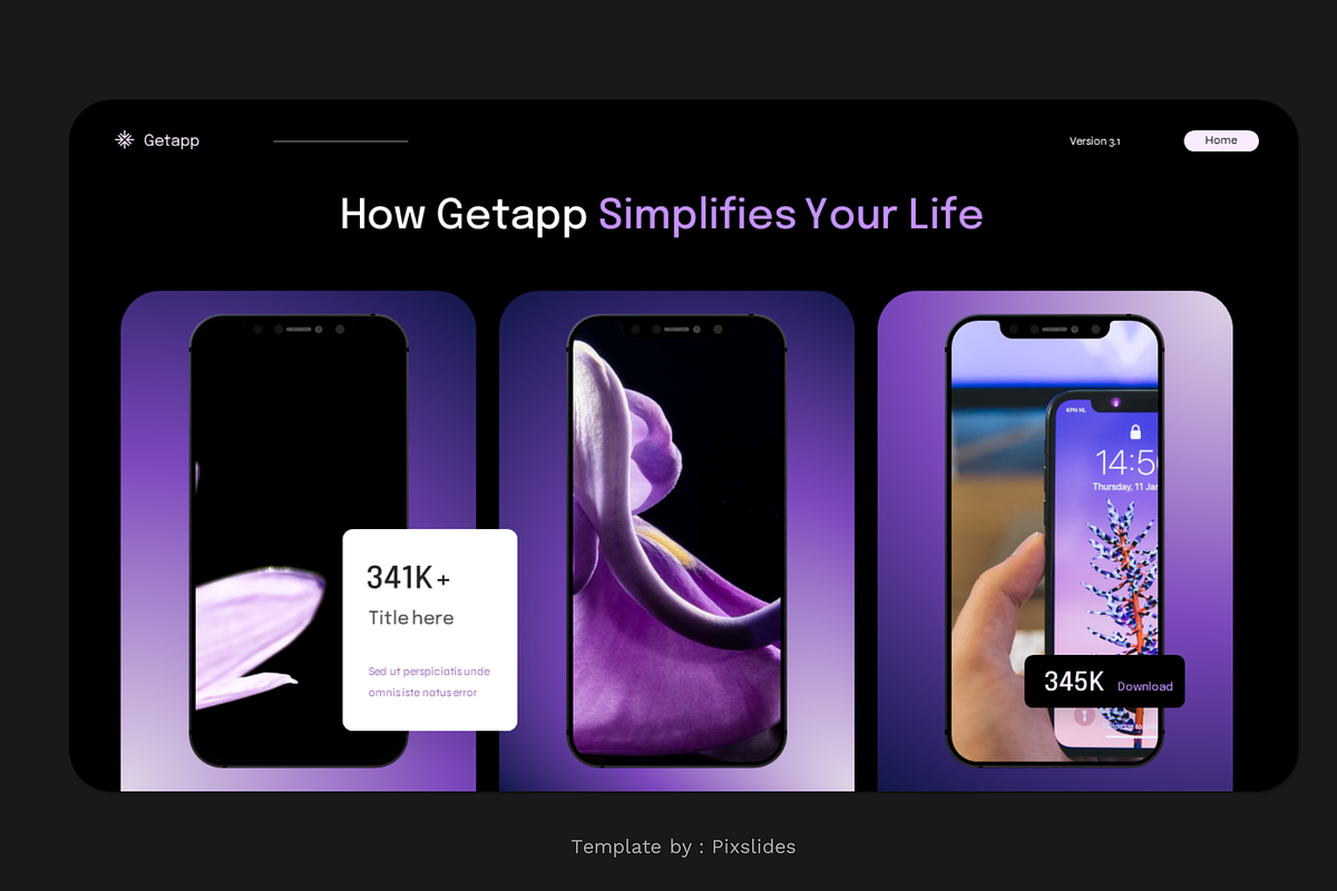 App Promo PowerPoint, a Presentation Template by Pixslides (Photo 7 of 7)