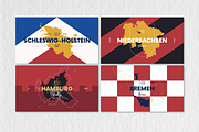 States of Germany | Postcard, an Education Illustration by MaximGertsen (Thumbnail 2 of 8)
