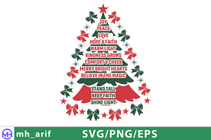 Christmas Tree SVG Design, a Graphic by mh_arif