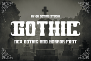 Black Sponge - Gothic Font, a Blackletter Font by QR Design Studio (Thumbnail 2 of 8)