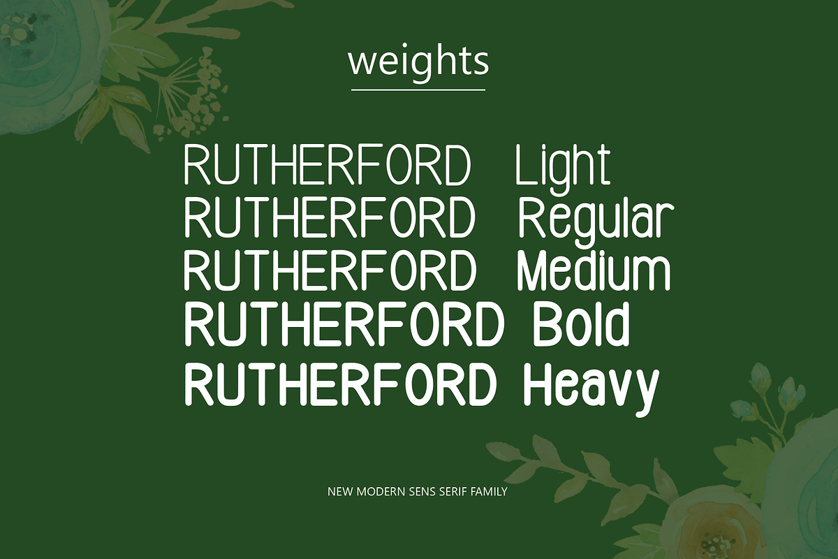 RUTHERFORD SANS SERIF FAMILY preview 2