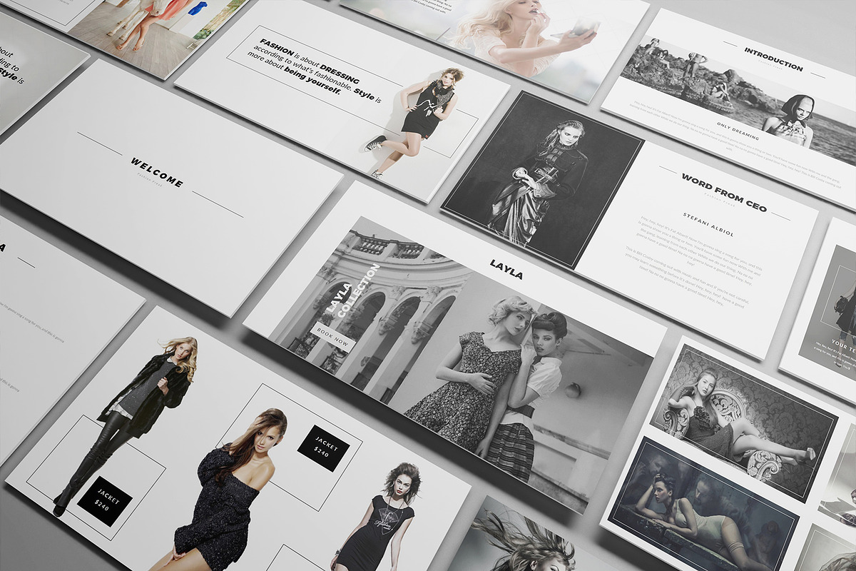 Fashion Google Slides Presentation, a Presentation Template by Incools ...