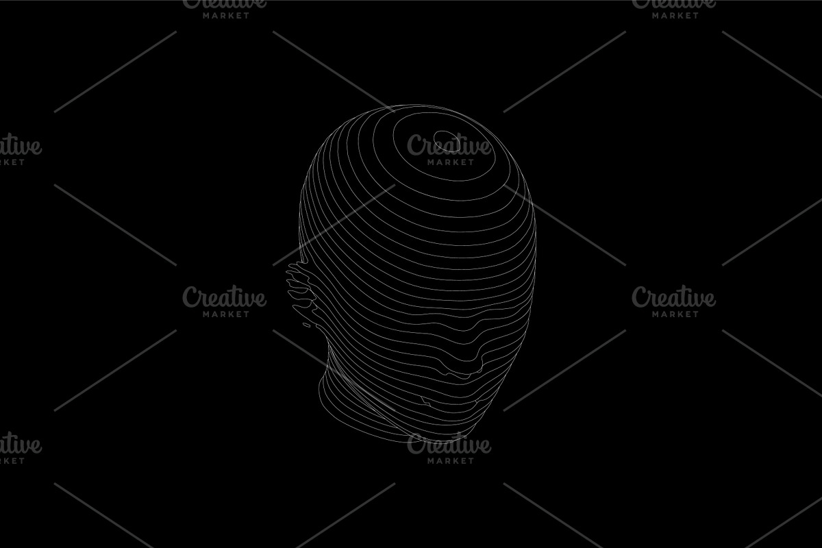 WIREFRAME GEOMETRIC ELEMENTS, an Object Graphic by BonkiStudio (Photo 9 of 11)