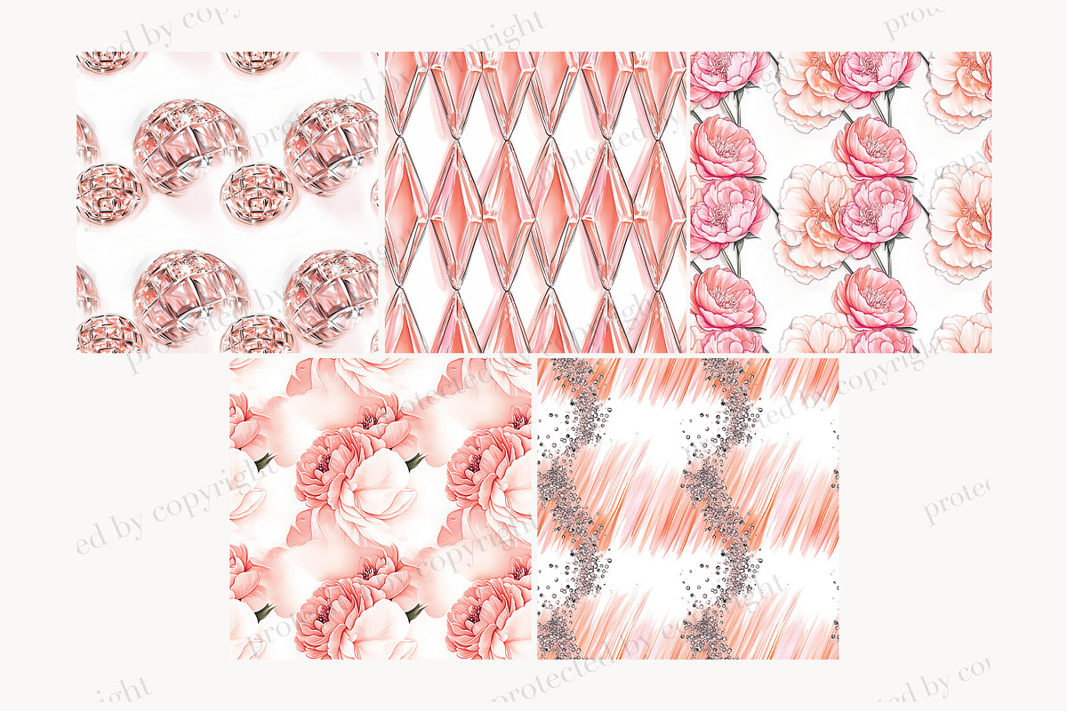Bachelorette Party Digital Paper, a Pattern Graphic by GlamArtZhanna (Photo 3 of 4)