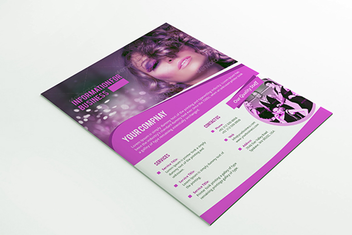 Multipurpose Clean Flyer, a Flyer Template by NasirGrfx (Photo 4 of 4)