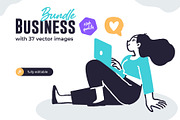 Business Concept illustrations, an Illustration by StonePic (Thumbnail 1 of 3)