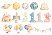First Trip Around the Sun Clipart, a Decorative Illustration by Villa 11 Estudio (Thumbnail 4 of 7)