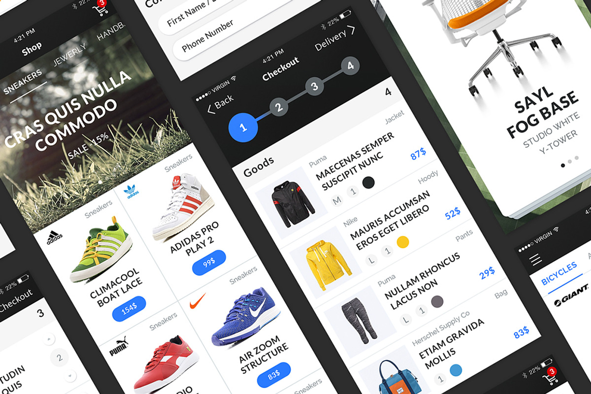 Mapogo UI Kit, an UI Kit Template by Just UI (Photo 6 of 8)