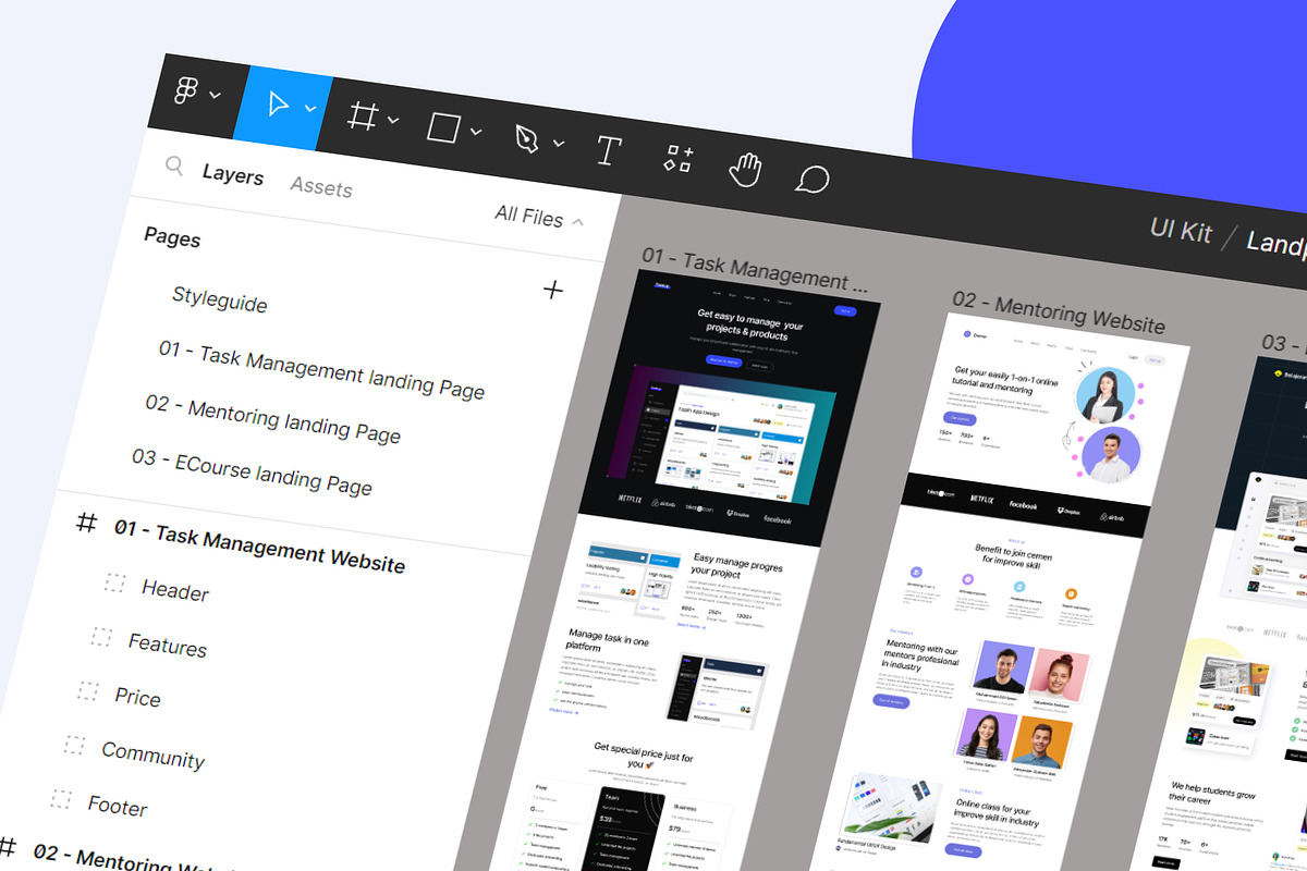 Landpay - Landing Page UI-Kit, a Landing Page Template by mz-studio (Photo 2 of 6)
