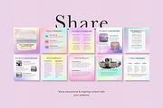 Instagram Bundle Templates: Gradient, a Templates & Theme by Sakura Digitals (Thumbnail 4 of 9)
