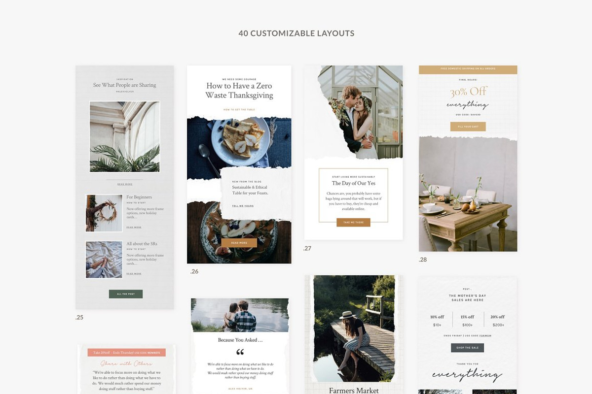4in1 BigBundle Newsletter Templates, an Email Template by Sparrow & Snow (Photo 37 of 39)