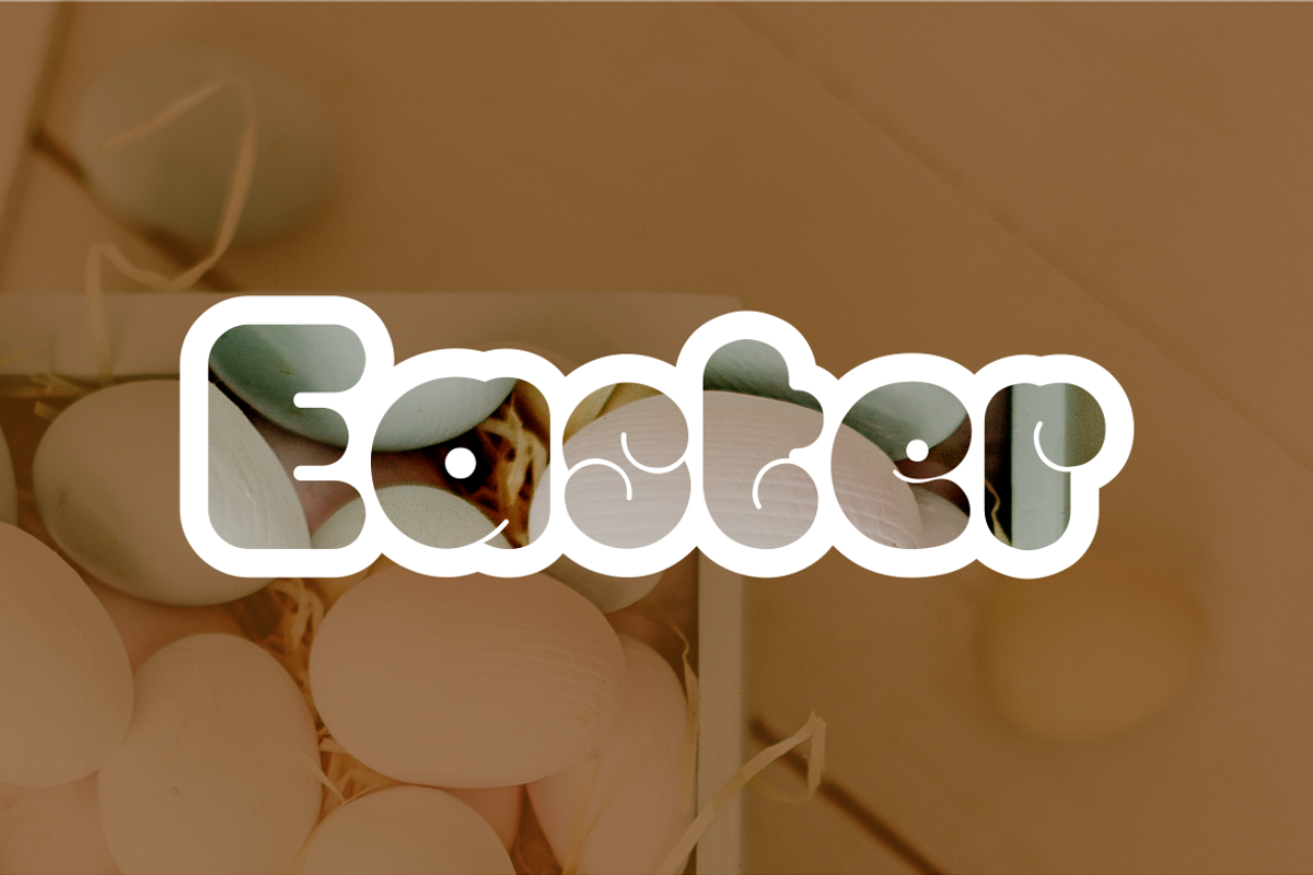 Shanber - easter edition font, a Sans Serif Font by Monoletter Studio (Photo 2 of 3)