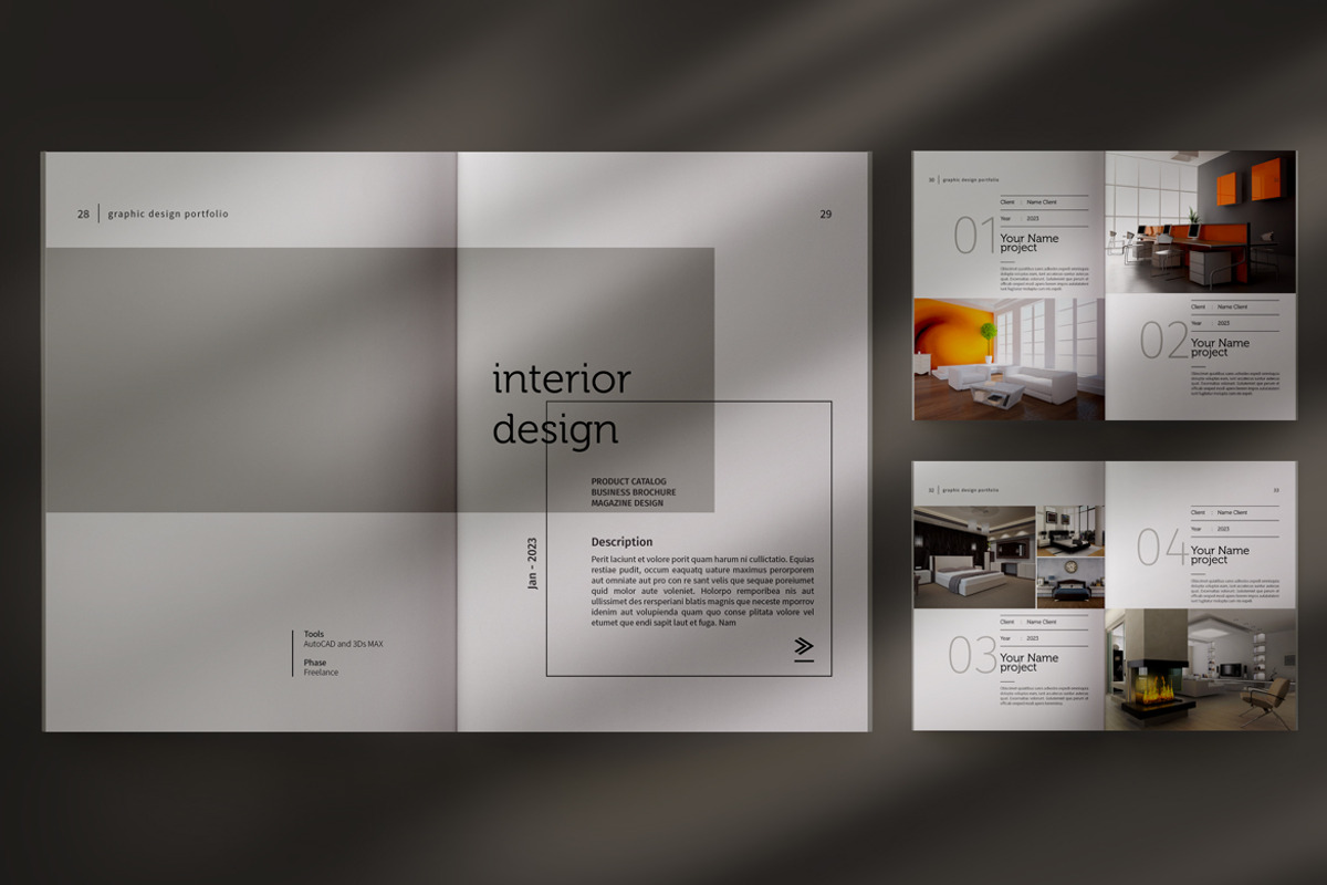 Graphic Design Portfolio, a Brochure Template by adekfotografia (Photo 8 of 15)
