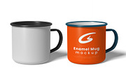 Enamel Mug Mockup, a Cups & Container Mockup by GraphicsPixel (Thumbnail 1 of 3)
