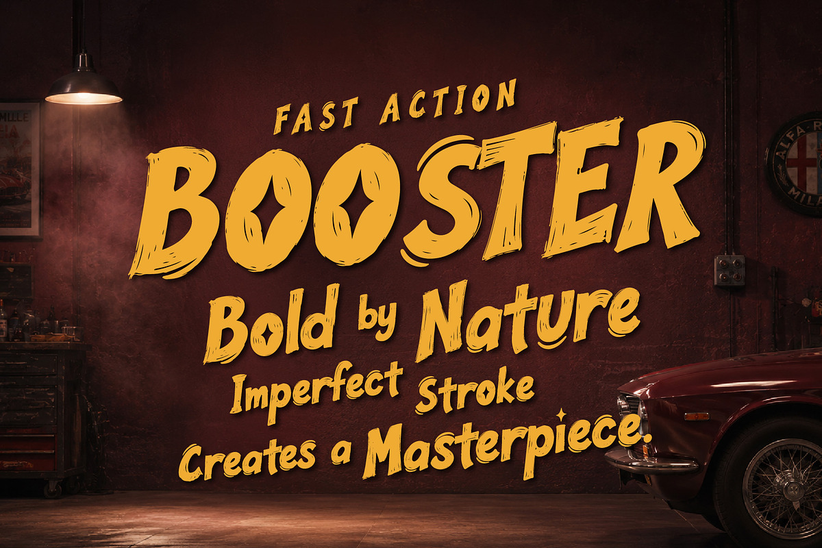 WELLDRUNE - Fearless Bold Stories, a Handwritten Font by HypeWorksCo (Photo 8 of 17)