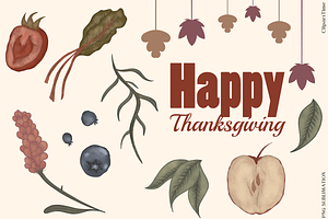 16 Retro Thanksgiving Sublimation