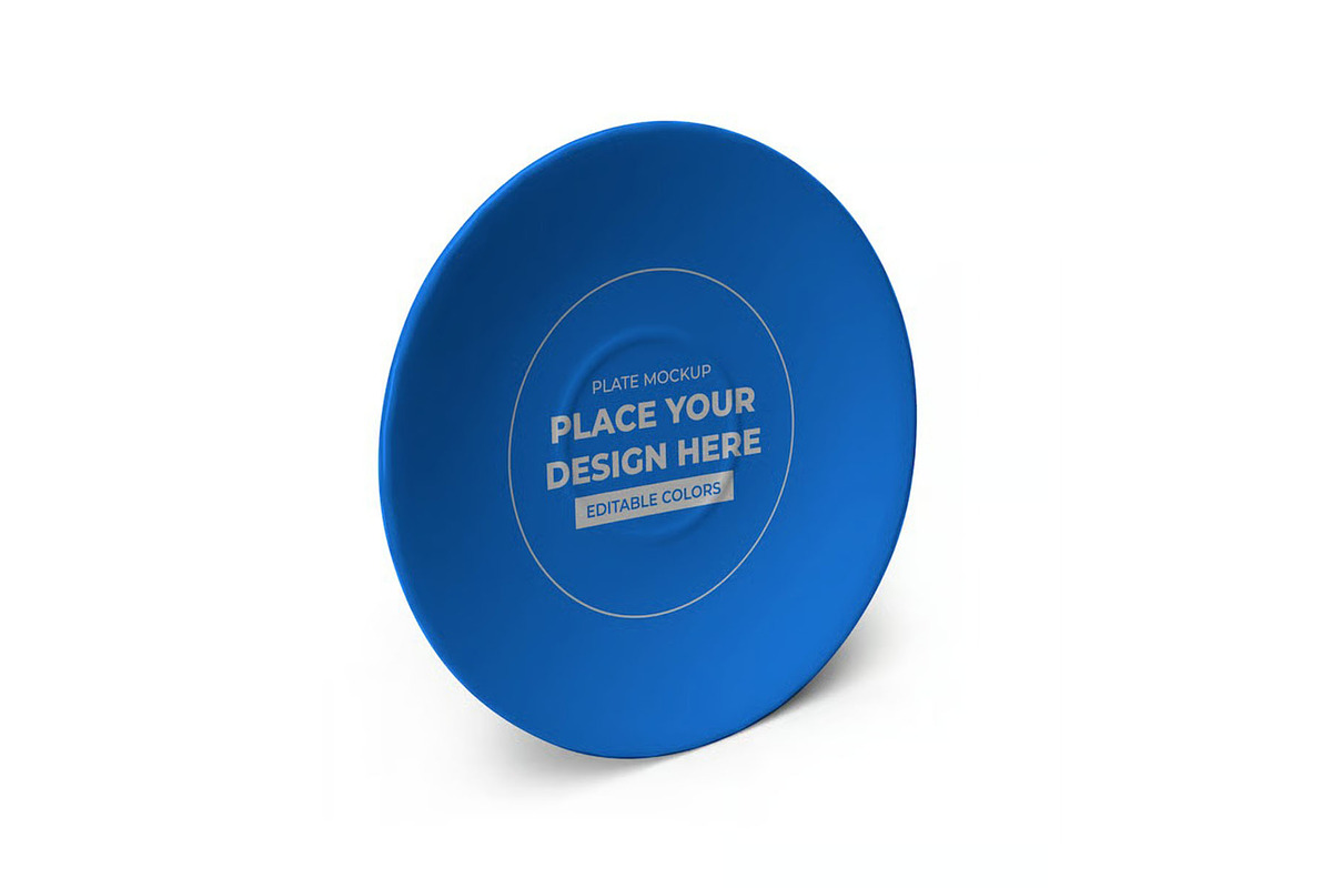 Plate Dish Mockup Template Set, a Household Mockup by DesignRushMarket (Photo 4 of 11)