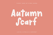 Autumn Scarf Cute Latin/Cyrillic, a Handwritten Font by supfonts (Thumbnail 1 of 12)