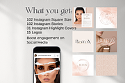 Botox & Esthetician Canva Templates, a Social Media Template by NataliesBox (Thumbnail 6 of 13)