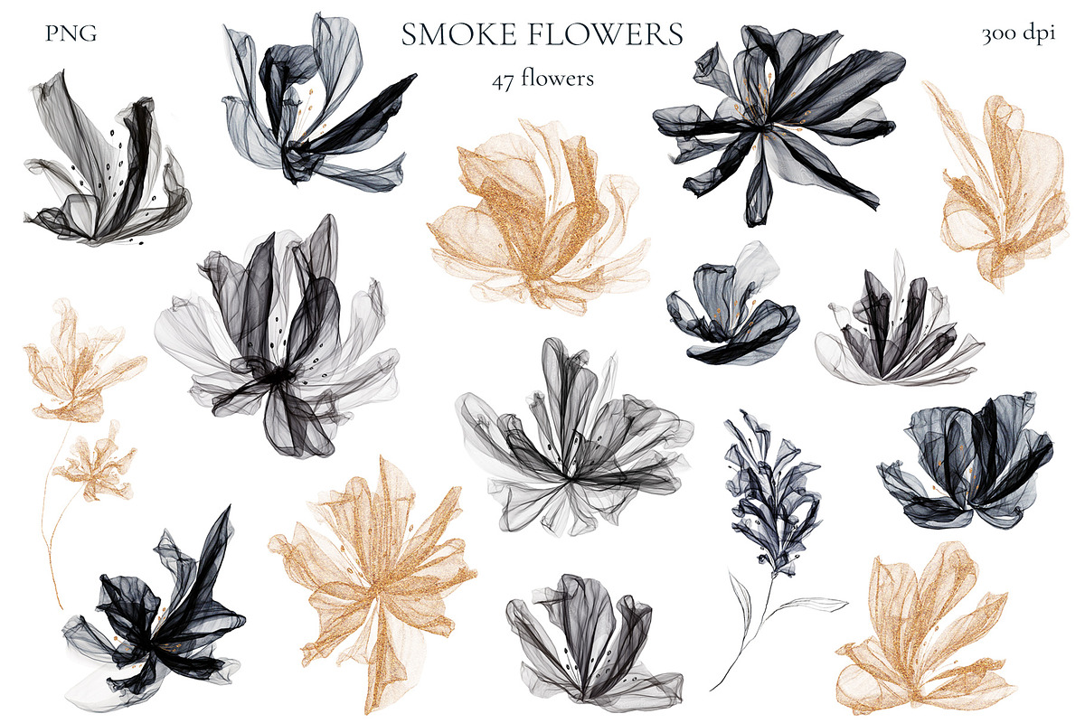 Smoke Flowers, an Illustration by Salted Galaxy (Photo 4 of 18)
