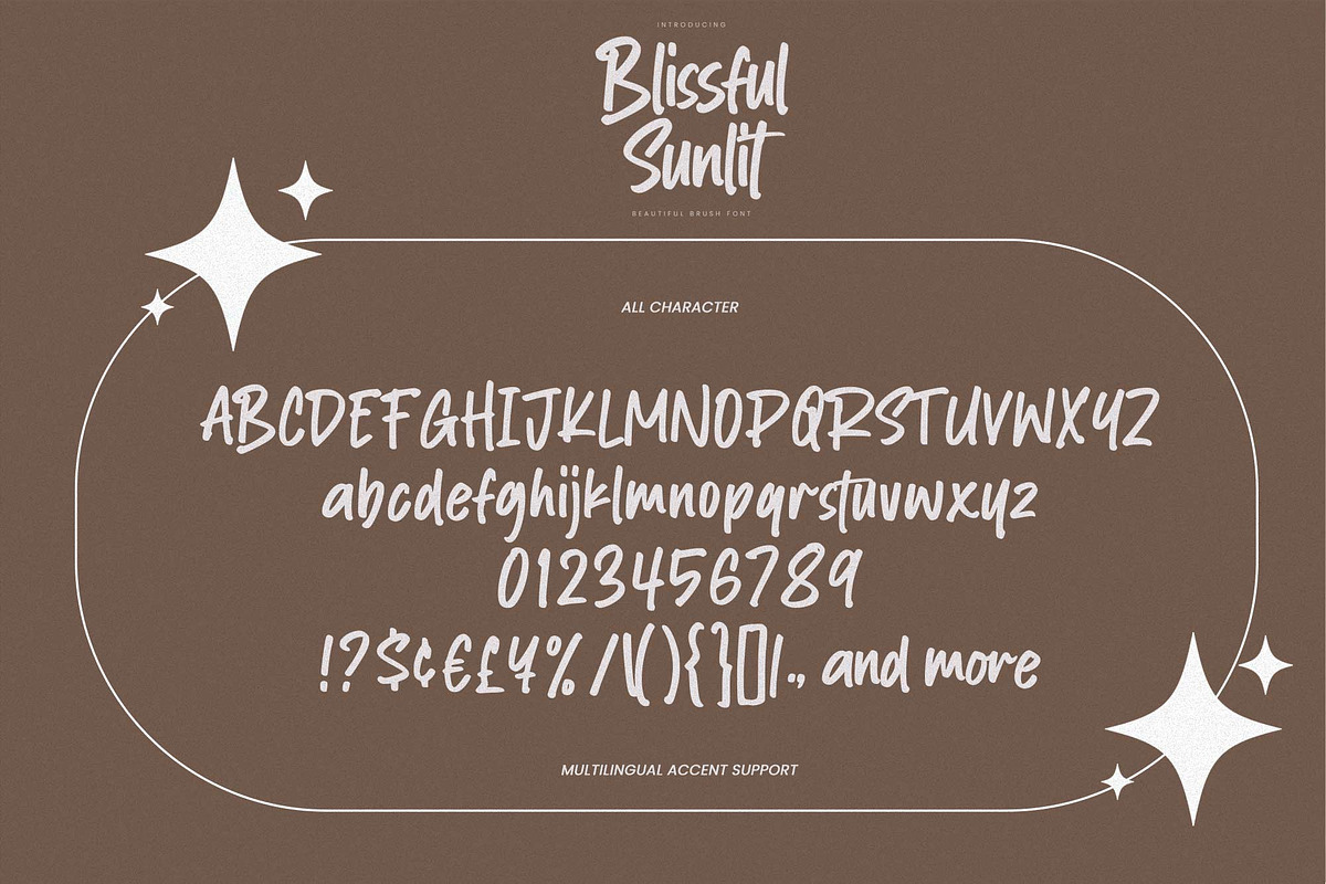 Blissful Sunlit – Quick Brush Font, a Handwritten Font by Gassstype (Photo 6 of 8)