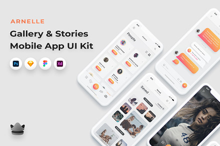 Arnelle - Gallery & Stories UI Kit