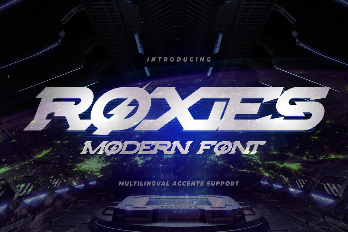 ROXIES - Modern  Font, a Font by Gassstype (Photo 1 of 9)