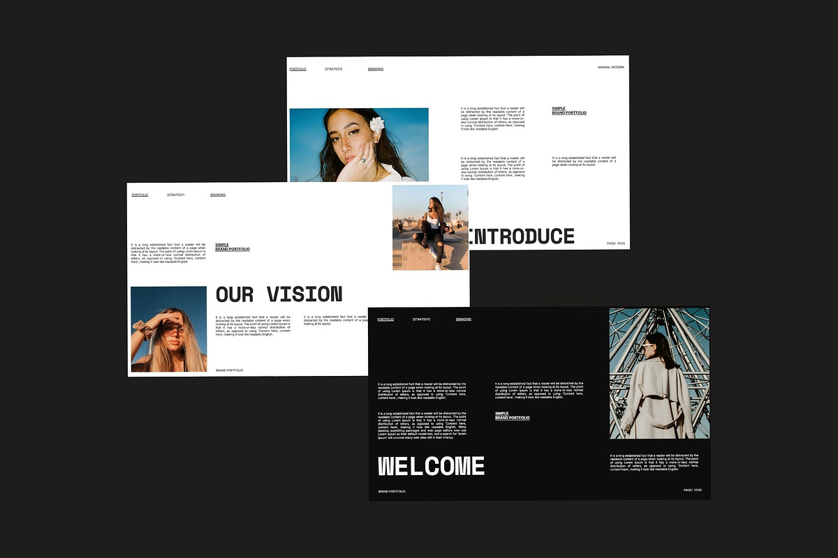 NANO - Fashion Brand Portfolio PPT, a Presentation Template by studiobasic (Photo 6 of 7)