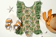 Jungle Wildlife Seamless Patterns, a Pattern Graphic by Rose Design (Thumbnail 2 of 9)