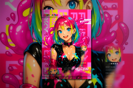 Punk Fashion Flyer Poster Design, a Poster Template by Brainwave
