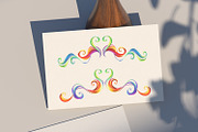 Rainbow decorative frame scroll, an Object Graphic by blackmoon9 (Thumbnail 2 of 3)