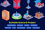 Public Facilities - Premium 3D Icon, an Environmental 3D Model by orenjidesign (Thumbnail 4 of 8)