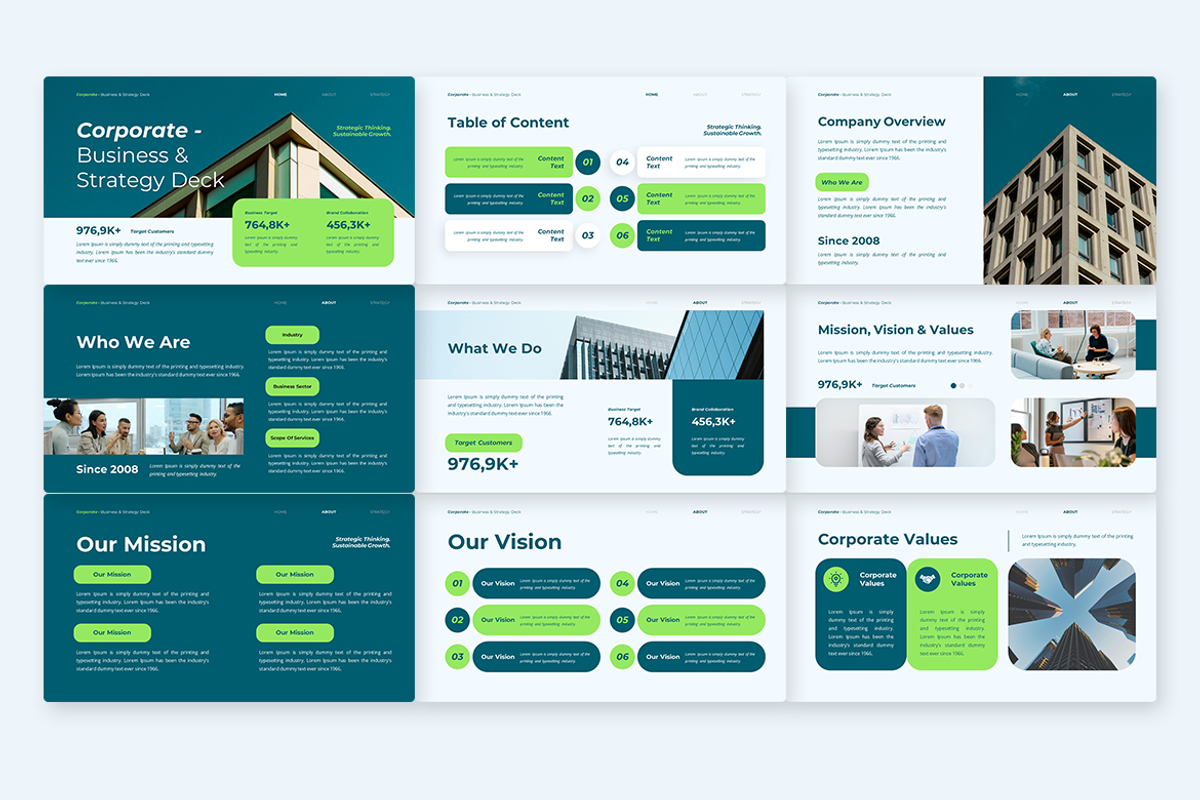 Corporate Keynote, a Presentation Template by Iqsiart Studio (Photo 2 of 4)