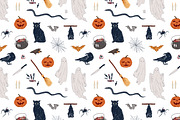Halloween posters, cards, seamless, a Decorative Illustration by Good Studio (Thumbnail 8 of 17)