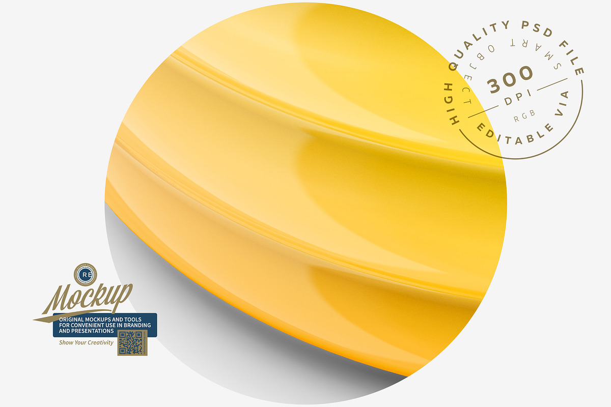 Clear Glass Acacia Honey Jar Mockup, a Packaging Mockup by Reformer Mockup (Photo 6 of 6)