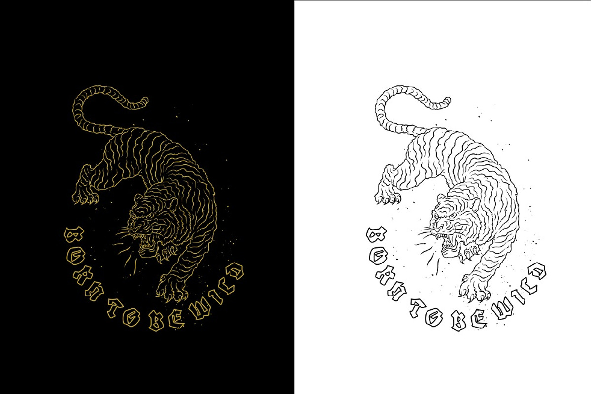 (LION,TIGER,DEER,RABBIT,WOLF) VECTOR, an Illustration by Ben studio (Photo 2 of 6)