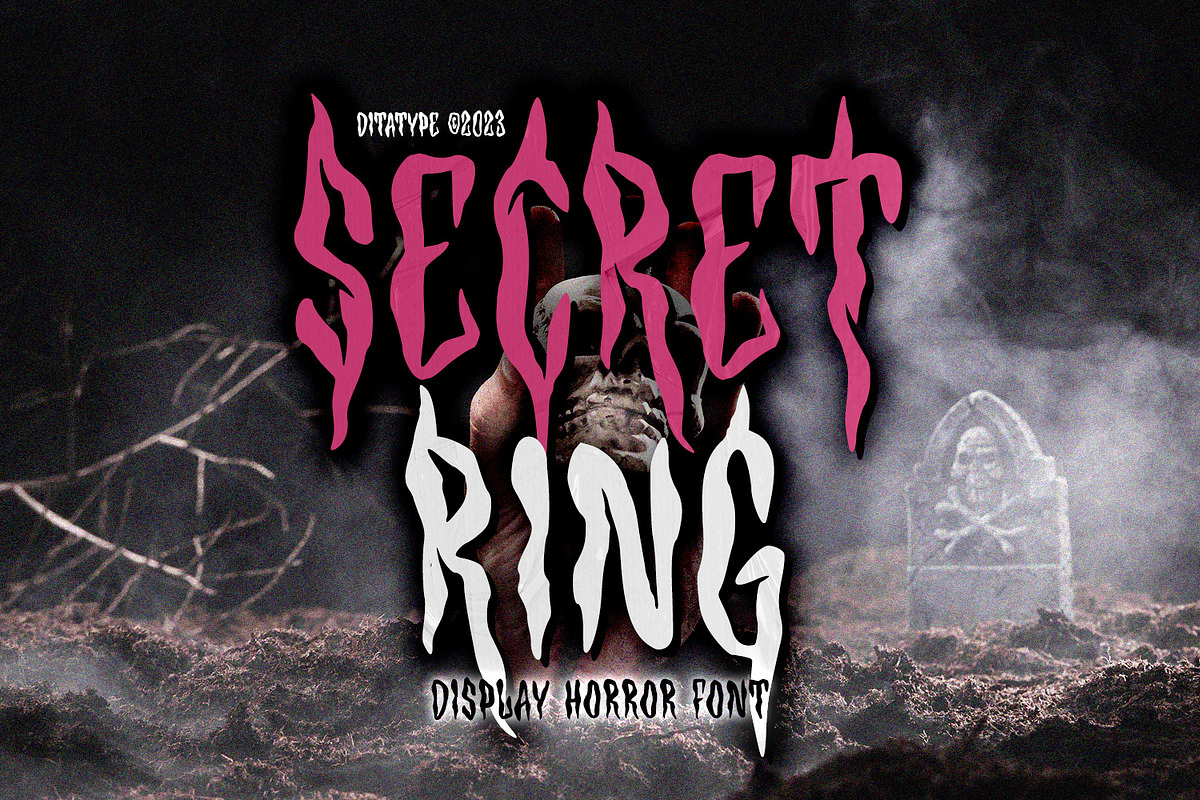Secret Ring, a Handwritten Font by Ditatype (Photo 1 of 10)